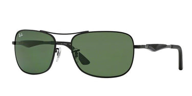 Ray-Ban Active Lifestyle RB3515 006/9A Zwart-Gepolariseerd Groen