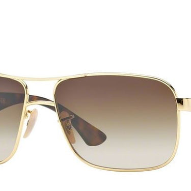 Ray-Ban Highstreet RB3516 001/13 Goud-Bruin Gradient