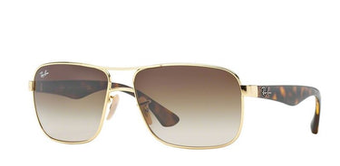 Ray-Ban Highstreet RB3516 001/13 Goud-Bruin Gradient