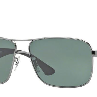 Ray-Ban Highstreet RB3516 004/71 Gunmetal-Groen