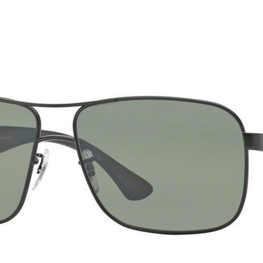 Ray-Ban Highstreet RB3516 006/9A Zwart-Gepolariseerd Groen