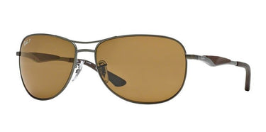 Ray-Ban Active Lifestyle RB3519 029/83 Gunmetal-Gepolariseerd Bruin