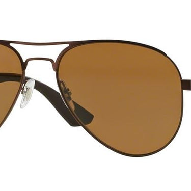 Ray-Ban Highstreet RB3523 012/83 Bruin-Gepolariseerd Bruin