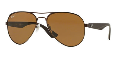 Ray-Ban Highstreet RB3523 012/83 Bruin-Gepolariseerd Bruin