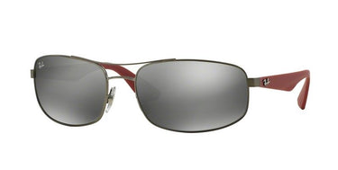 Ray-Ban Active Lifestyle RB3527 029/6G Mat Gunmetal-Grijs Mirror Zilver