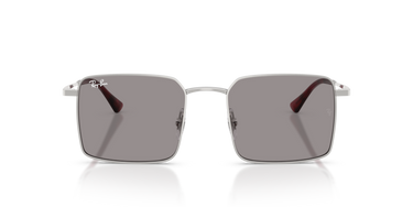 Ray-Ban RB3782 003/1 Idan zilver met grijs glazen – vooraanzicht