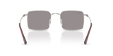 Ray-Ban RB3782 003/1 Idan zilver met grijs glazen – achteraanzicht