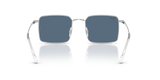Ray-Ban RB3782 003/80 Idan zilver met donkerblauw glazen – achteraanzicht