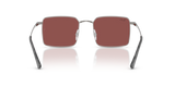 Ray-Ban RB3782 004/75 Idan staalgrijs met donkerpaars glazen – achteraanzicht