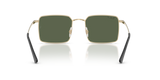 Ray-Ban RB3782 92139A Idan lichtgoud met donkergroen gepolariseerd glazen – achteraanzicht