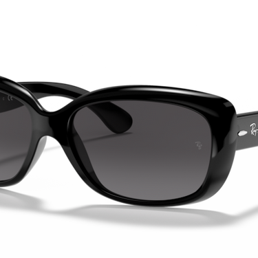 Ray-Ban RB4101 601/T3 Jackie Ohh glanzend zwart – schuin vooraanzicht