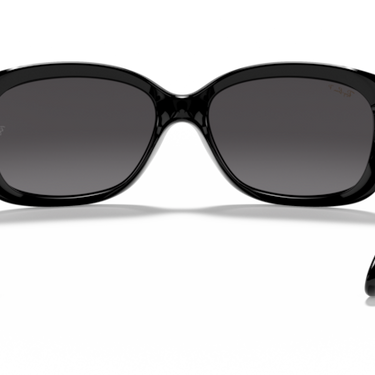 Ray-Ban RB4101 601/T3 Jackie Ohh glanzend zwart – achteraanzicht