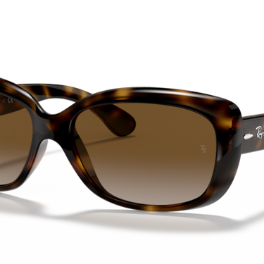 Ray-Ban RB4101 710/T5 Jackie Ohh glanzend licht havana – schuin vooraanzicht