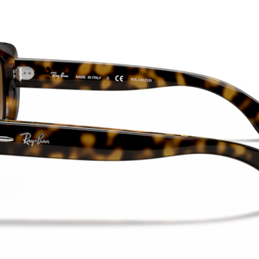 Ray-Ban RB4101 710/T5 Jackie Ohh glanzend licht havana – zijaanzicht