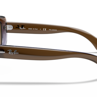 Ray-Ban RB4101 860/51 Jackie Ohh glanzend bruin – zijaanzicht