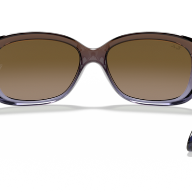 Ray-Ban RB4101 860/51 Jackie Ohh glanzend bruin – achteraanzicht