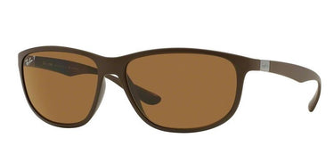 Ray-Ban Liteforce RB4213 612483 Donker Bruin-Gepolariseerd Bruin
