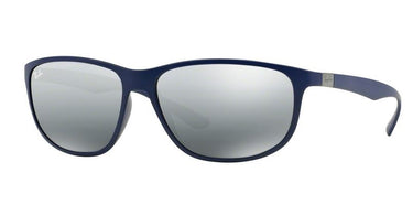 Ray-Ban Liteforce RB4213 616188 Donker Blauw-Grijs Mirror Zilver