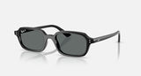 Ray-Ban Zuri RB4455 667781 zwart – schuin vooraanzicht