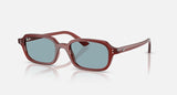 Ray-Ban Zuri RB4455 680980 roestbruin – schuin vooraanzicht