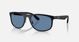 Ray-Ban RB4468 601S1C Liteforce zandzwart – schuin vooraanzicht