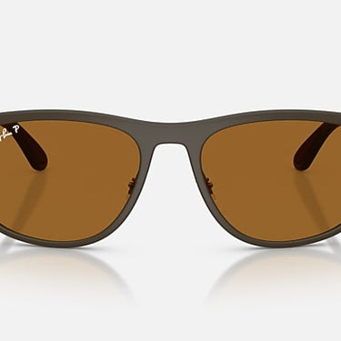 Ray-Ban RB4468 6124BB Liteforce zandbruin – vooraanzicht