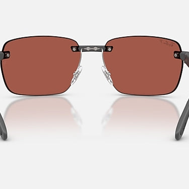 Ray-Ban RB4470CH 60171B Polarized S zandgrijs – achteraanzicht