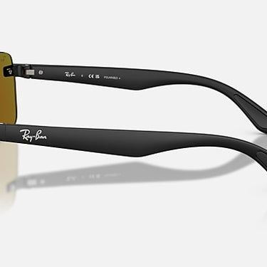 Ray-Ban RB4470CH 601SA1 Polarized+ zandzwart – zijaanzicht