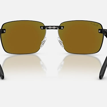 Ray-Ban RB4470CH 601SA1 Polarized+ zandzwart – achteraanzicht