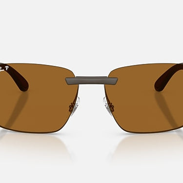 Ray-Ban RB4470CH 6124BB Polarized S zandbruin – vooraanzicht