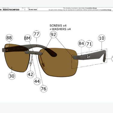 Neusbrug Ray-Ban oa RB4255 - RB4470CH