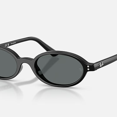 Ray-Ban RB4472 667781 Khal zwart – schuin vooraanzicht