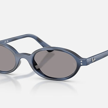 Ray-Ban RB4472 6855/1 Khal blauw havana – schuin vooraanzicht