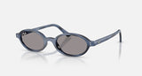 Ray-Ban RB4472 6855/1 Khal blauw havana – schuin vooraanzicht