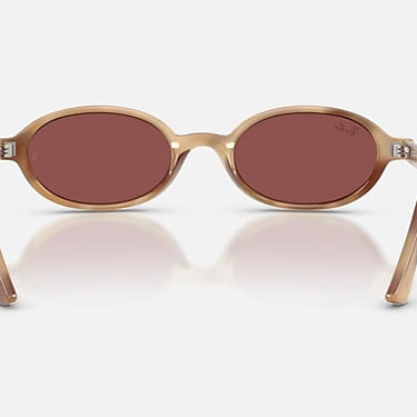 Ray-Ban RB4472 685675 Khal crèmekleurig havana – achteraanzicht