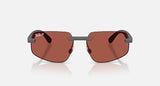 Ray-Ban RB4475CH 60171B Polarized S zandgrijs – vooraanzicht