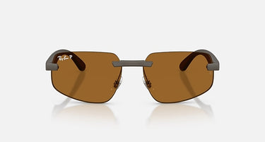 Ray-Ban RB4475CH 6124BB Polarized S zandbruin – vooraanzicht