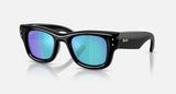 Ray-Ban RB4940 601/55 Wayfarer Puffer zwart – schuin vooraanzicht