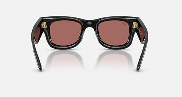 Ray-Ban RB4940 601/69 Wayfarer Puffer zwart – achteraanzicht