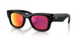 Ray-Ban RB4940 601/6Q Wayfarer Puffer zwart – schuin vooraanzicht