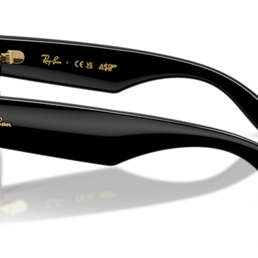 Ray-Ban RB4940 601/6Q Wayfarer Puffer zwart – zijaanzicht