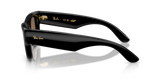 Ray-Ban RB4940 601/6Q Wayfarer Puffer zwart – zijaanzicht