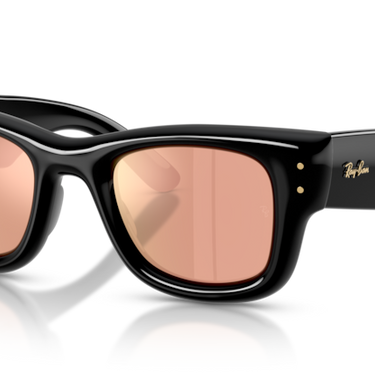 Ray-Ban RB4940 601/7J Wayfarer Puffer zwart – schuin vooraanzicht