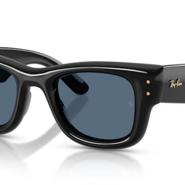 Ray-Ban RB4940 601/80 Wayfarer Puffer zwart – schuin vooraanzicht