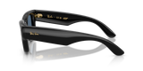 Ray-Ban RB4940 601/80 Wayfarer Puffer zwart – zijaanzicht