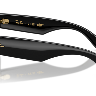 Ray-Ban RB4940 601/85 Wayfarer Puffer zwart – zijaanzicht