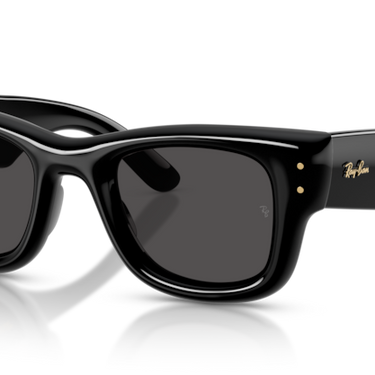 Ray-Ban RB4940 601/87 Wayfarer Puffer zwart – schuin vooraanzicht