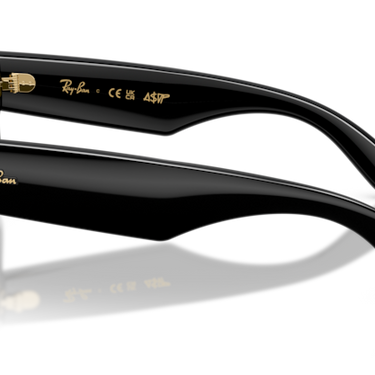 Ray-Ban RB4940 601/87 Wayfarer Puffer zwart – zijaanzicht