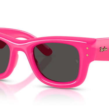 Ray-Ban RB4940 683287 Wayfarer Puffer fuchsia – schuin vooraanzicht