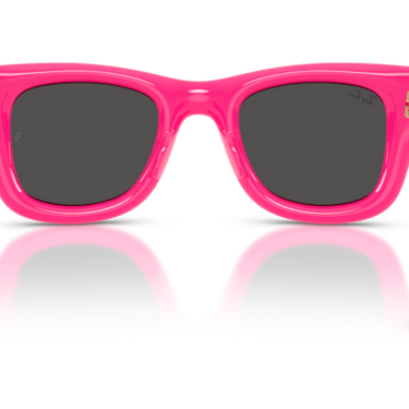 Ray-Ban RB4940 683287 Wayfarer Puffer fuchsia – achteraanzicht